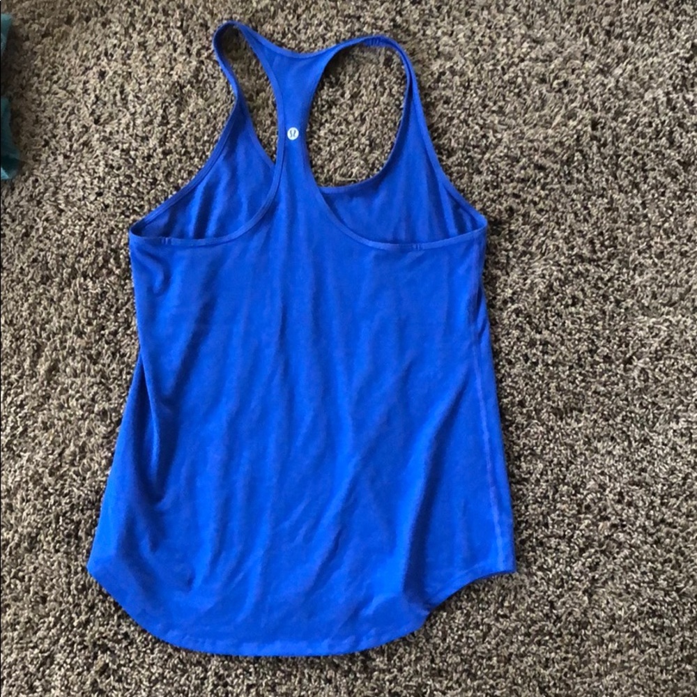 Lulu lemon tank top! Blue size 6